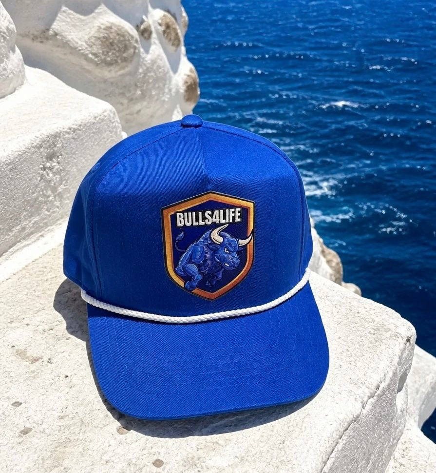 Bulls 4 Life Shield (Blue)(White Rope)(Snapback)Cap