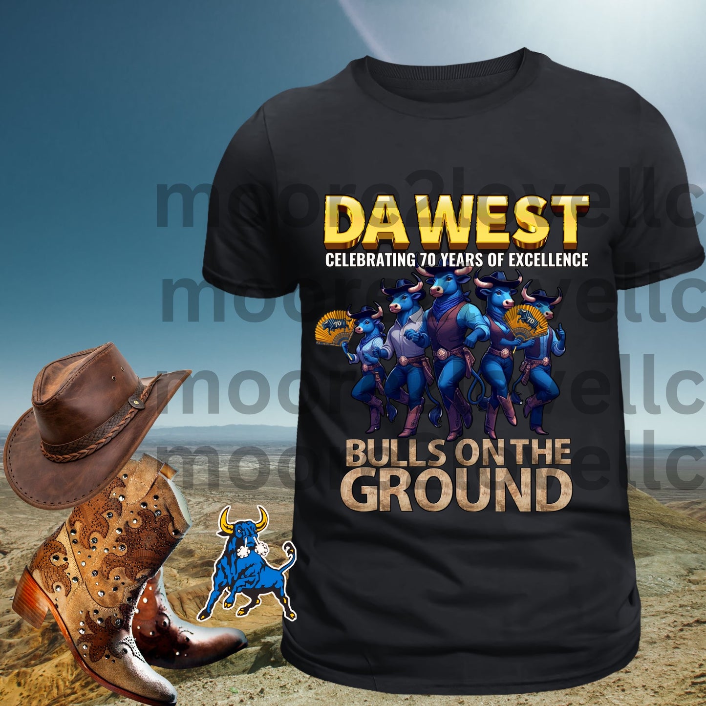 Bulls On The Ground Tee