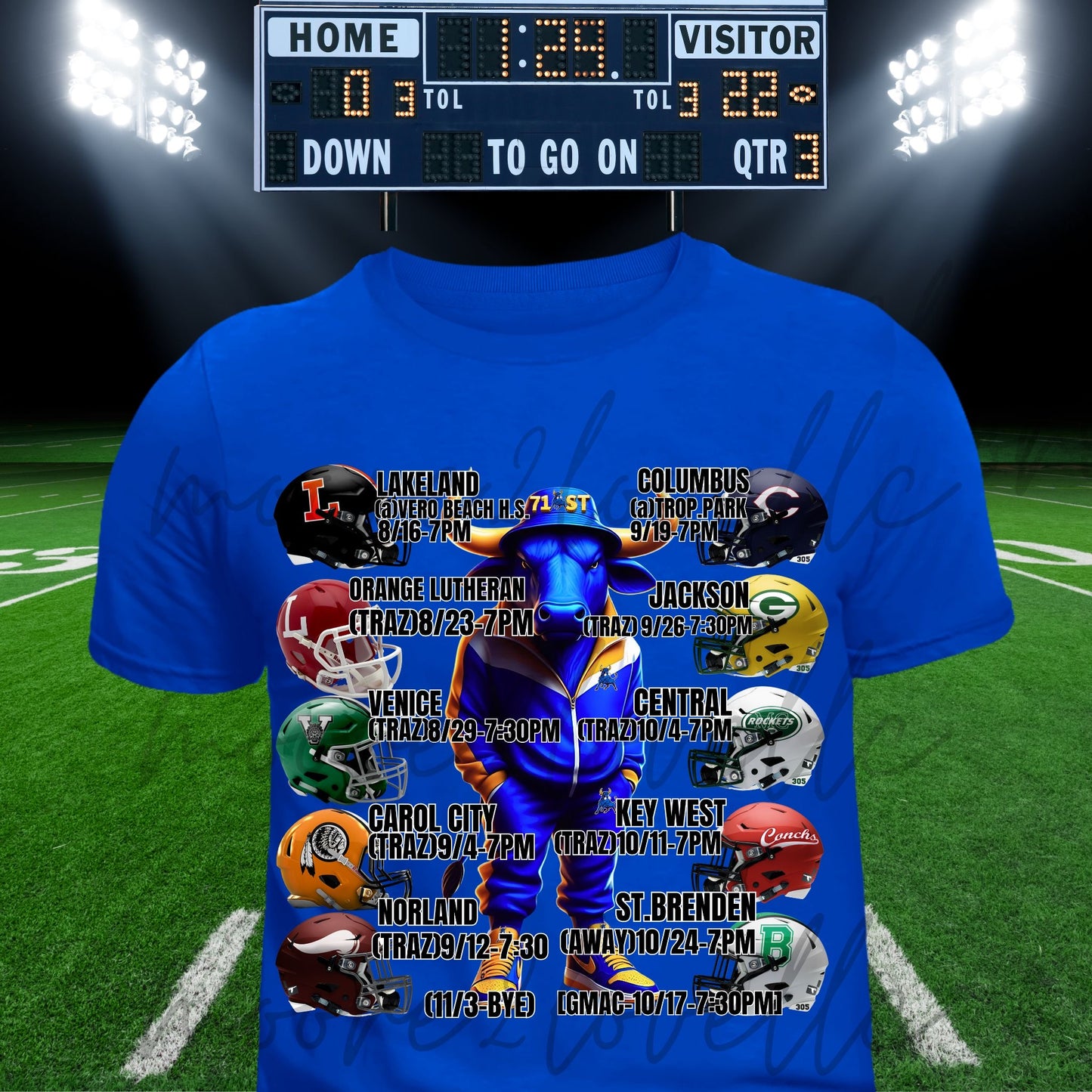 Bulls Game Time Tee