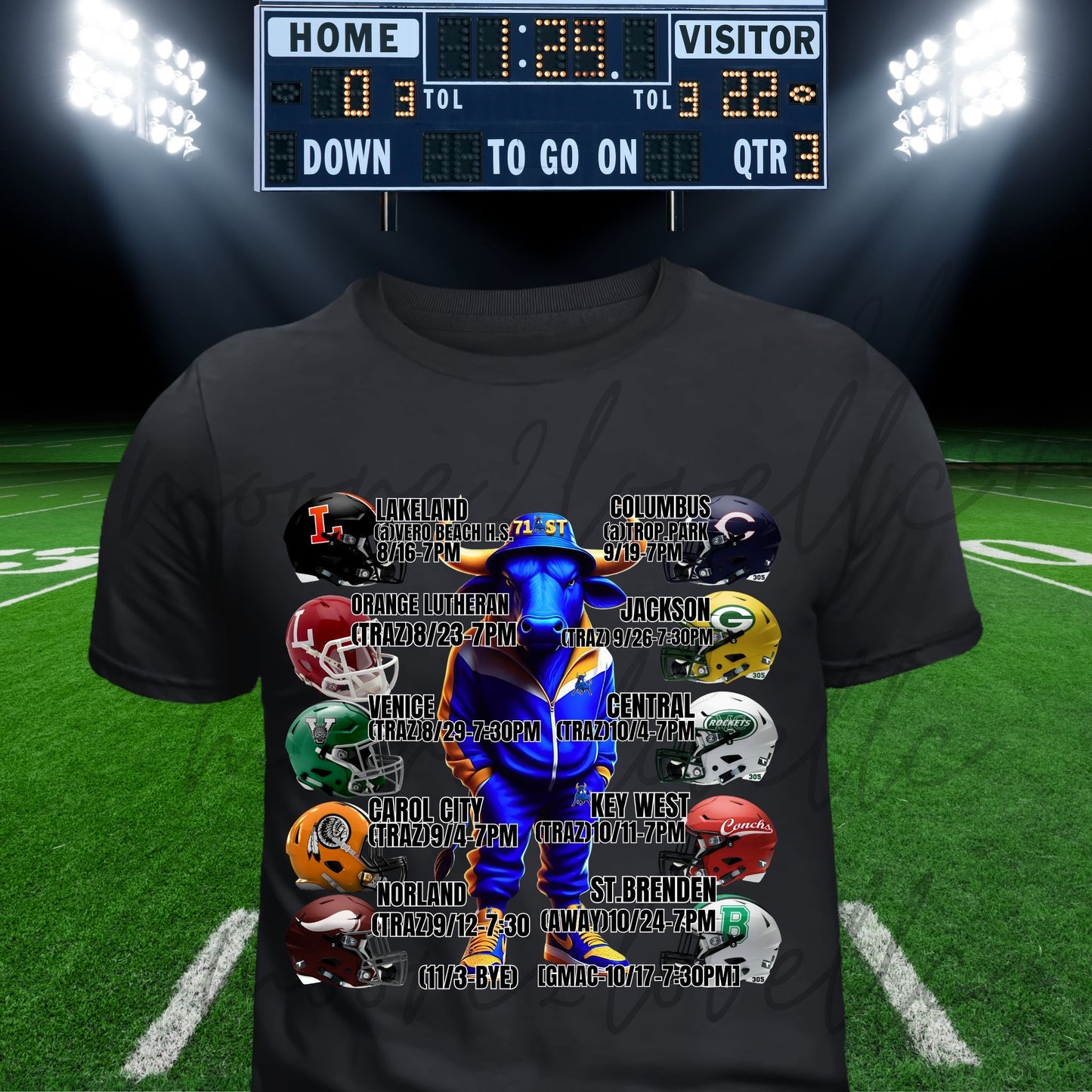 Bulls Game Time Tee