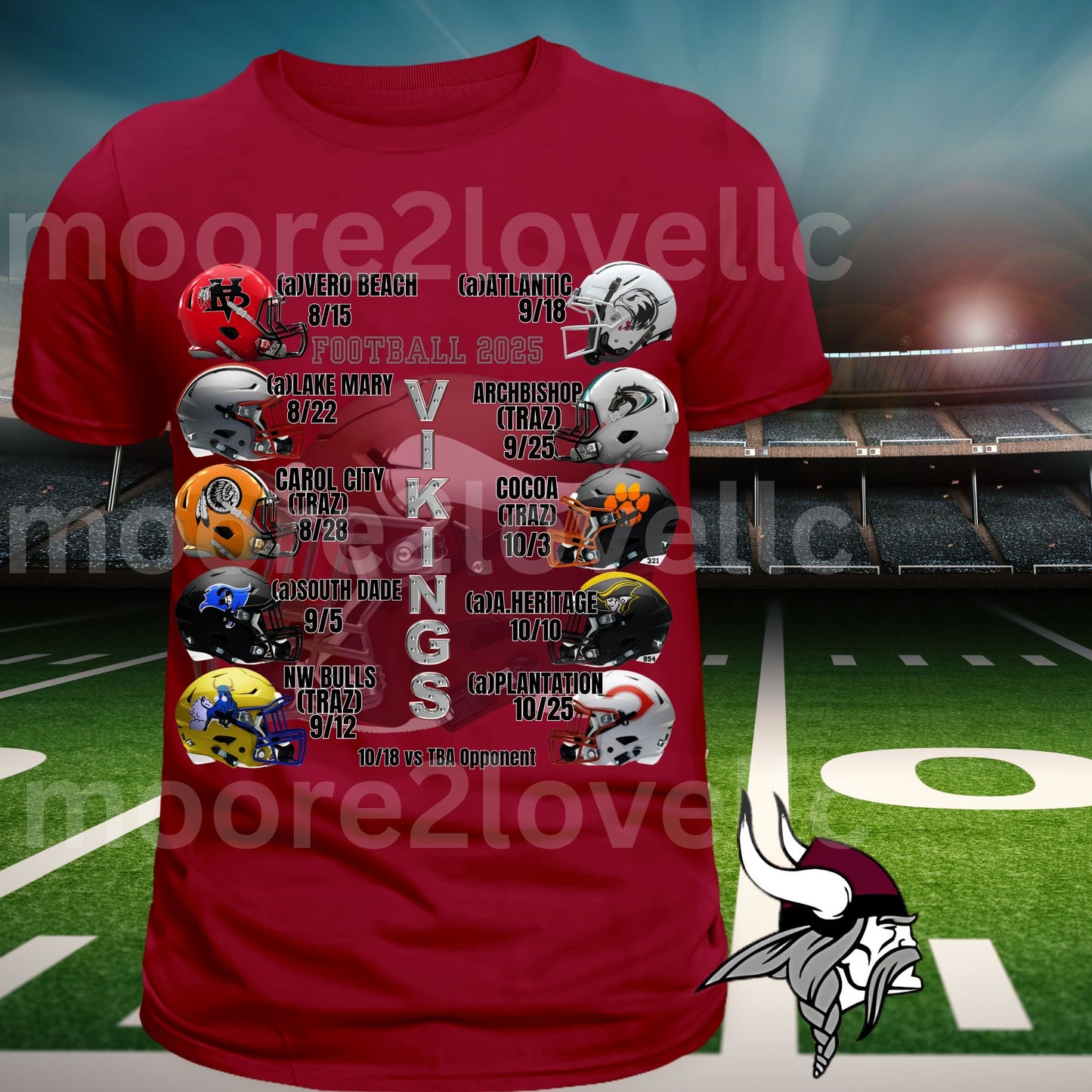Norland Vikings Game Time Tee