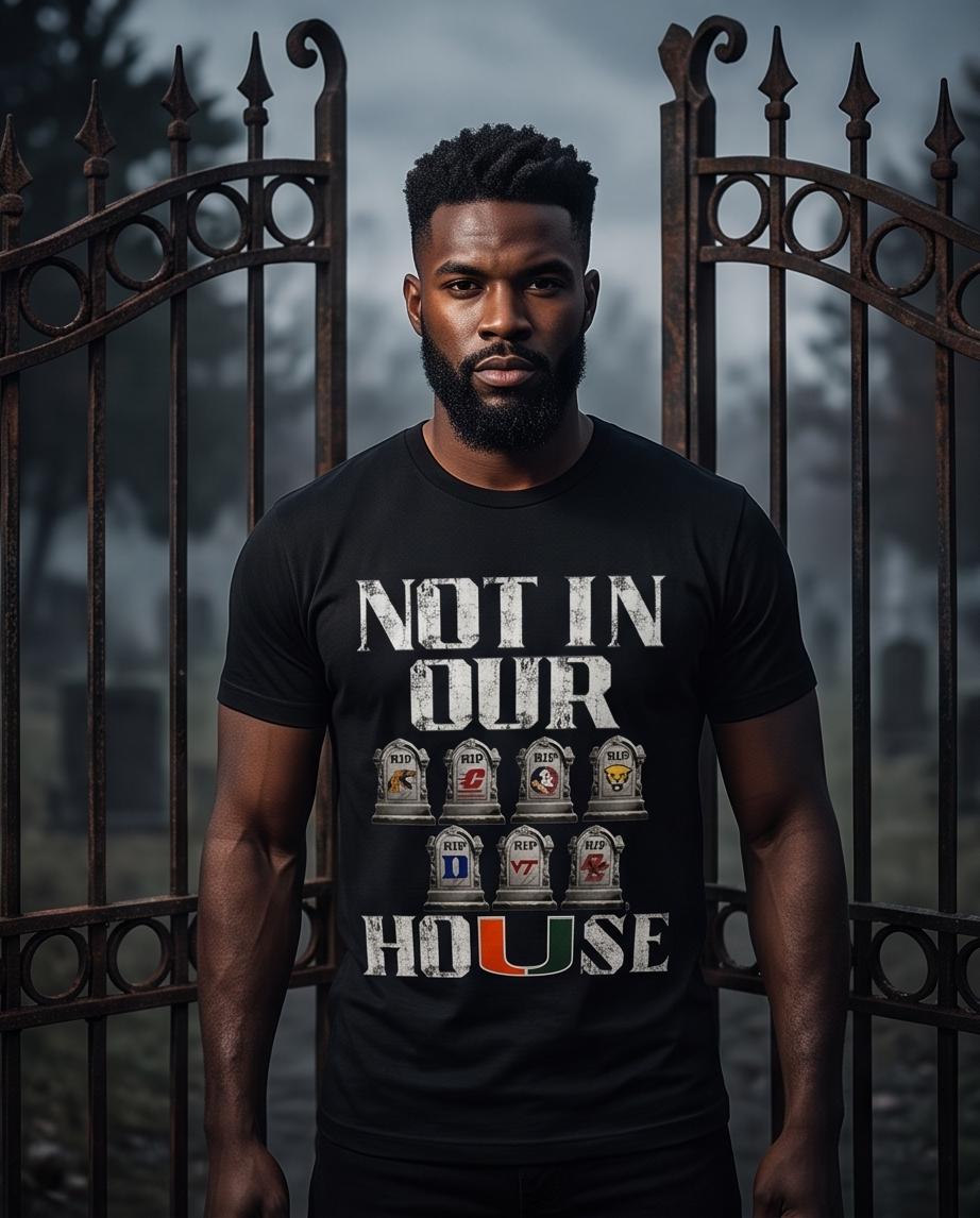Not In Our House(UM)(Black)Tee