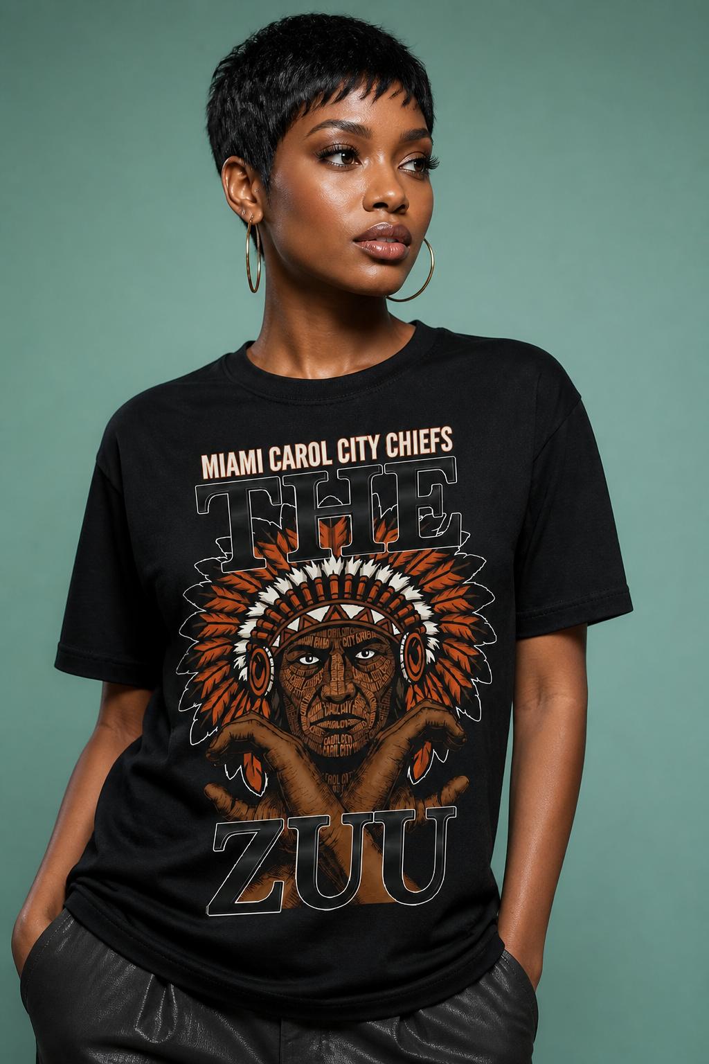 Zuu Chief(Black Unisex Tshirt)