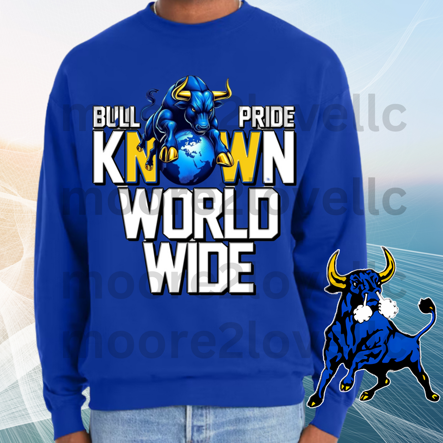 Known World Wide (Blue) Sweatshirt