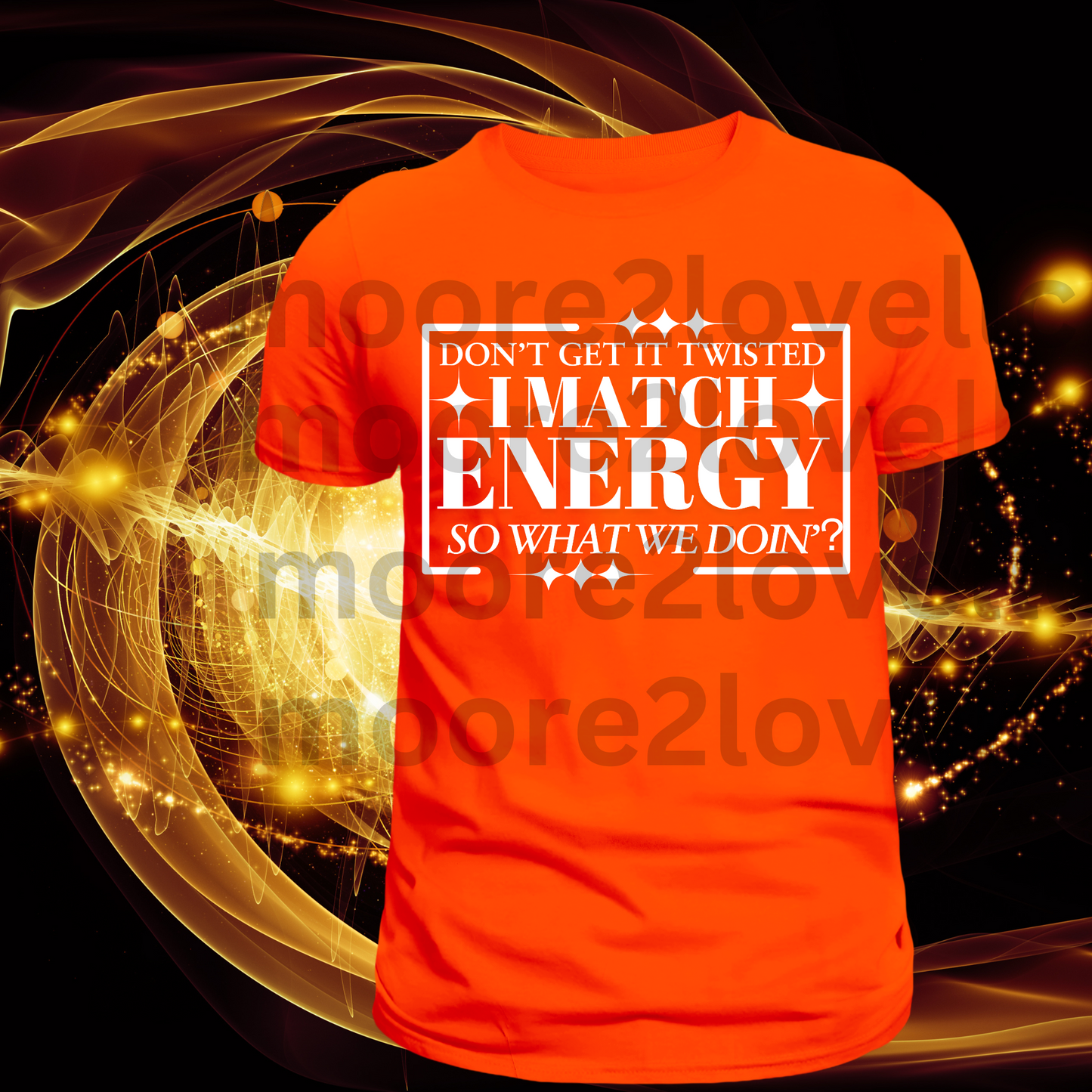 I Match Energy Tee (Orange)