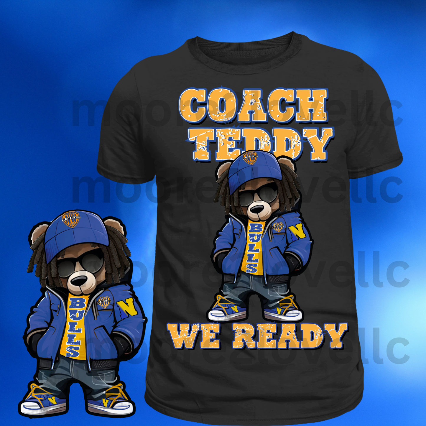 Coach Teddy (Black)Tee