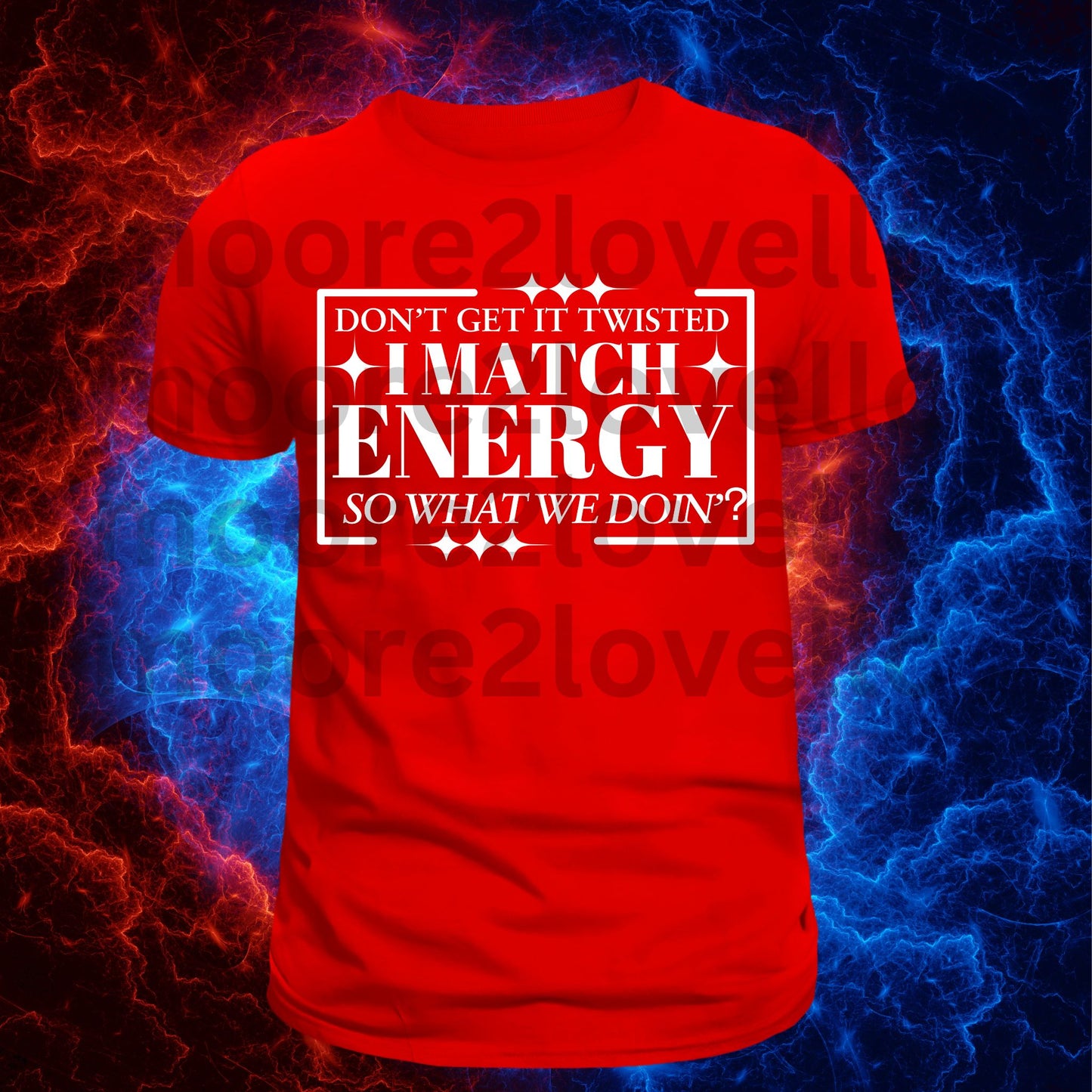 I Match Energy Tee (Red)