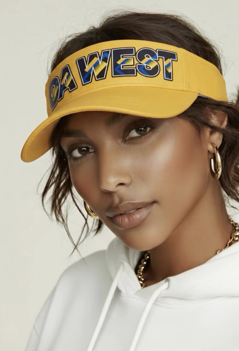 Da West Visor (Gold)