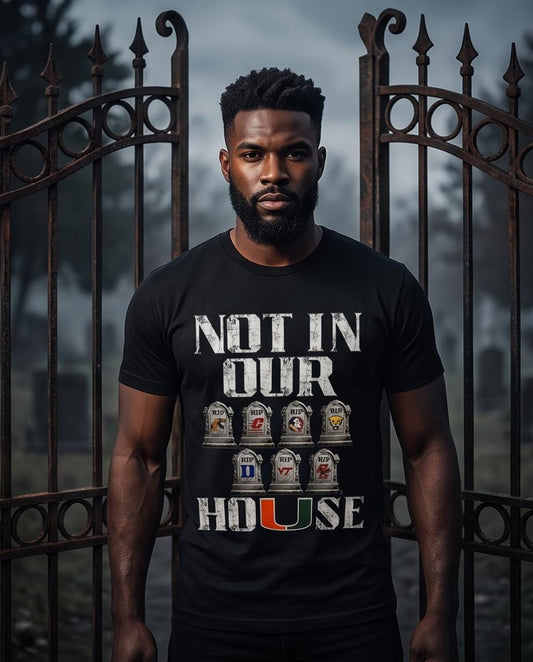 Not In Our House(UM)(Black)Tee
