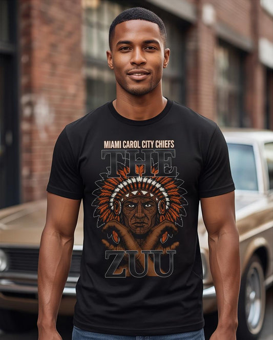 Zuu Chief(Black Unisex Tshirt)