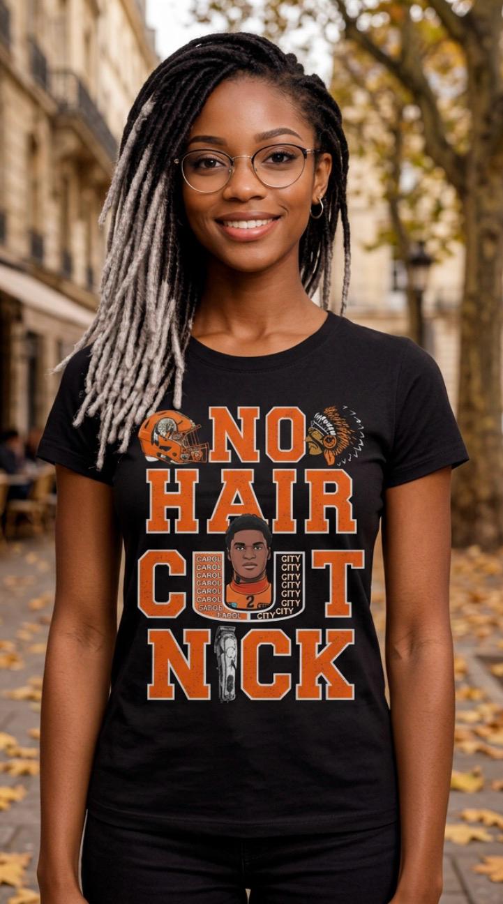 No Haircut Nick(Black Unisex Tshirt)
