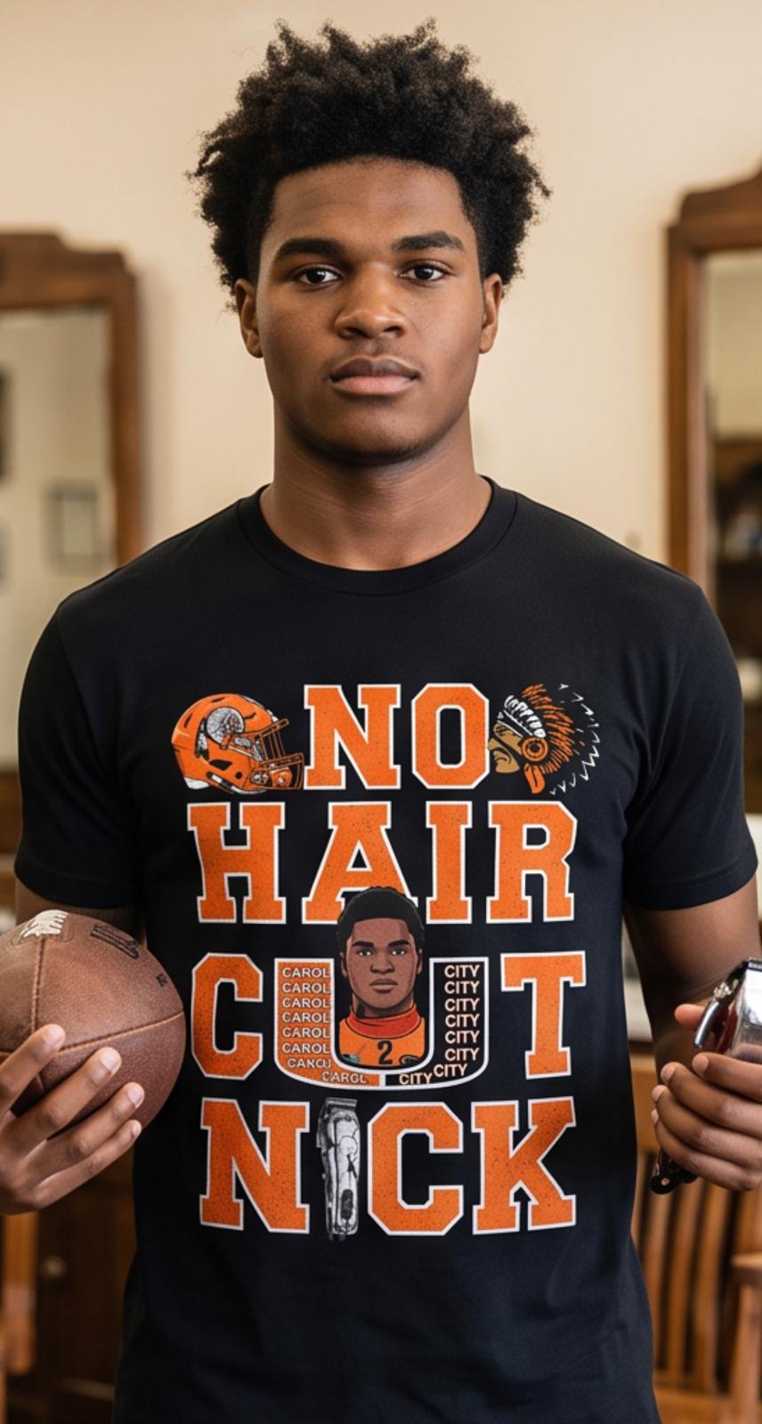 No Haircut Nick(Black Unisex Tshirt)
